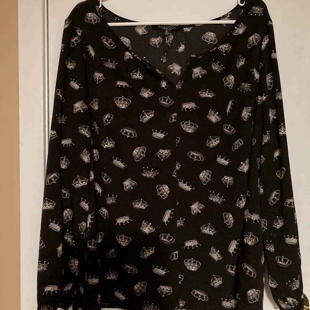 Long Sleeve Blouse-XL